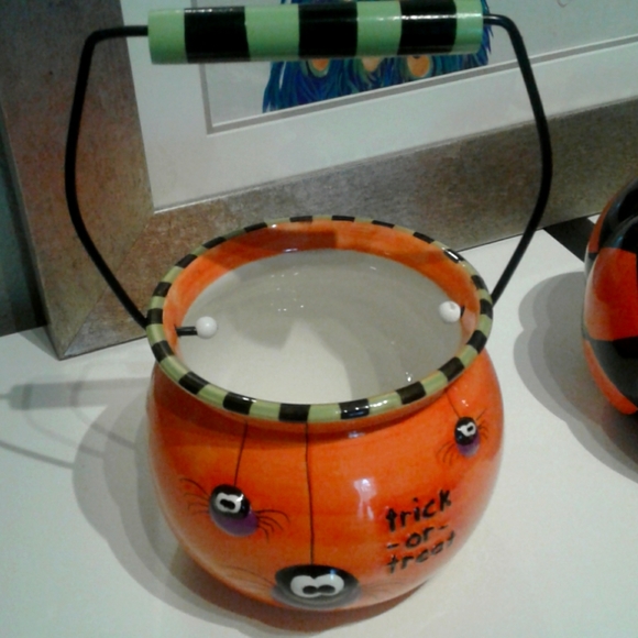 Other - Ceramic Candy Jar Spider Decor Jar FINAL SALE ITEM